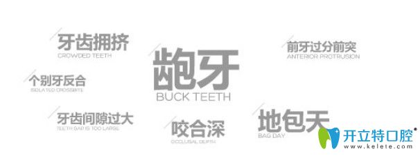 需要做牙齒矯正的牙齒