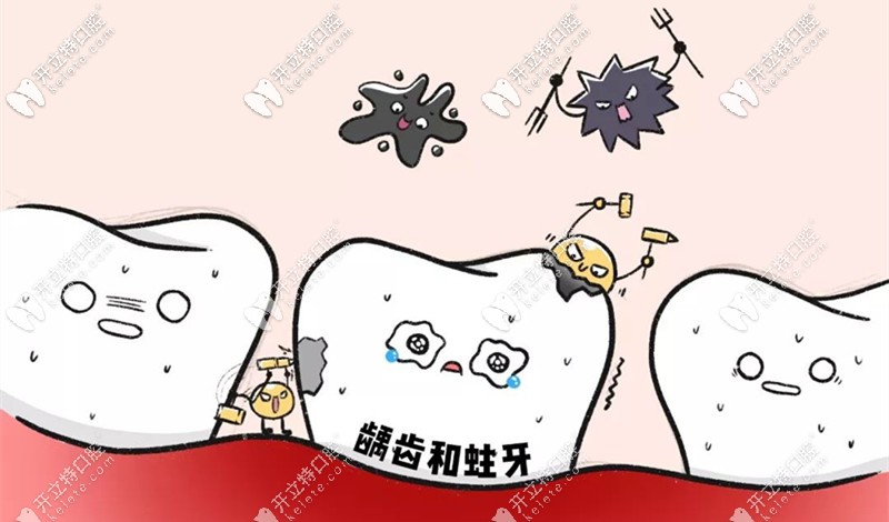 不注重清潔就會得齲齒和蛀牙