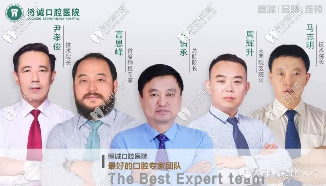 博誠口腔醫(yī)生團(tuán)隊(duì)各成員