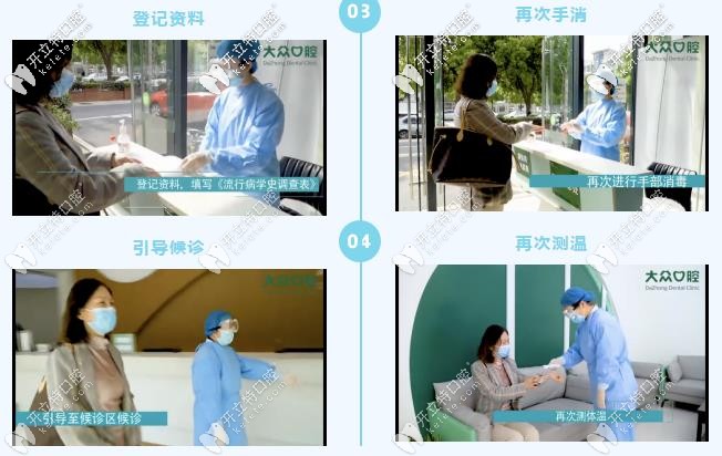 進店登記信息、做好手部消毒