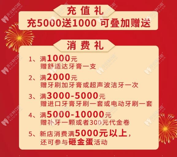 深圳爾睦口腔新店開(kāi)業(yè)充值活動(dòng)